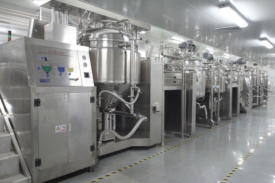 不锈钢 316L 化妆品乳化搅拌机 50L 用于卫生用品