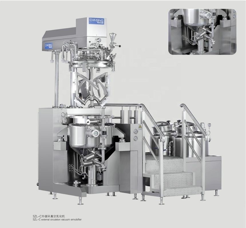 2000L 化妆品乳化搅拌机 3600 RPM 液体霜均质机