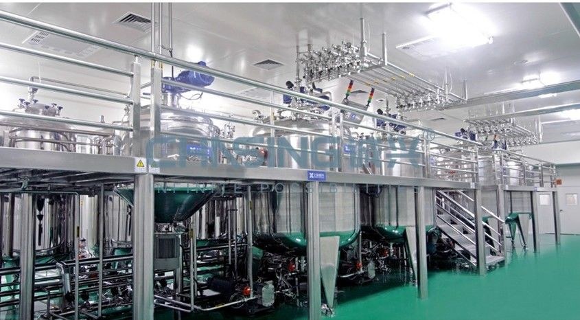 20000L肥皂化妆品搅拌罐60rpm液体洗涤剂搅拌罐