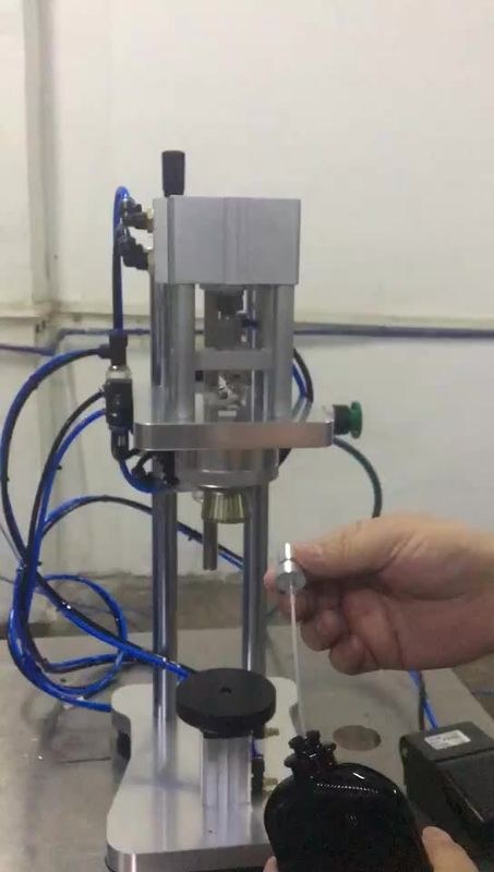 不锈钢手动香水瓶扣压机 20BPM
