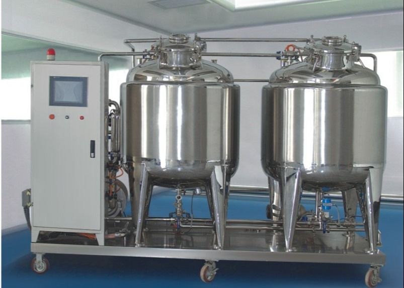 不锈钢CIP SIP系统清洗自动清洗槽化妆品
